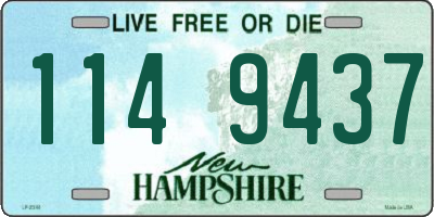 NH license plate 1149437