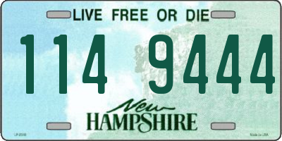 NH license plate 1149444