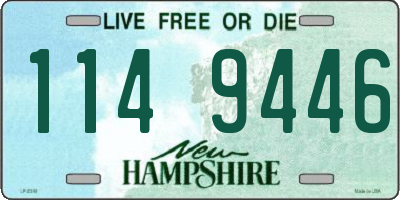 NH license plate 1149446