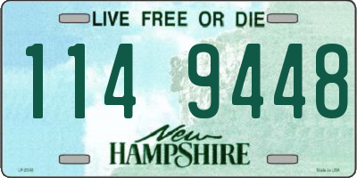 NH license plate 1149448