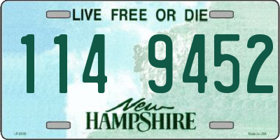 NH license plate 1149452
