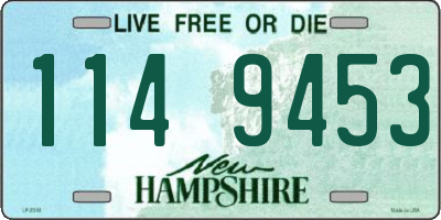NH license plate 1149453