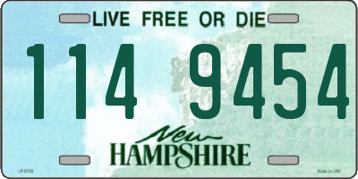 NH license plate 1149454