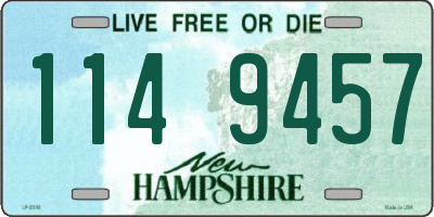 NH license plate 1149457
