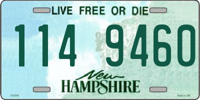 NH license plate 1149460
