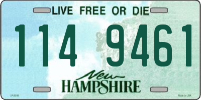NH license plate 1149461