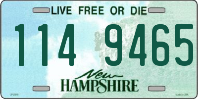 NH license plate 1149465