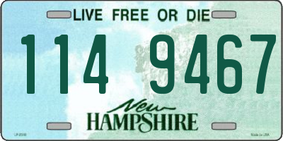 NH license plate 1149467