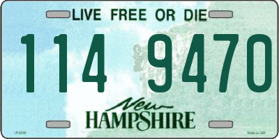NH license plate 1149470