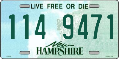 NH license plate 1149471