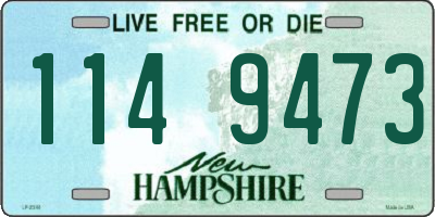 NH license plate 1149473