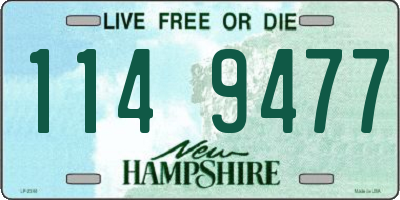 NH license plate 1149477