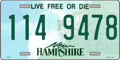 NH license plate 1149478
