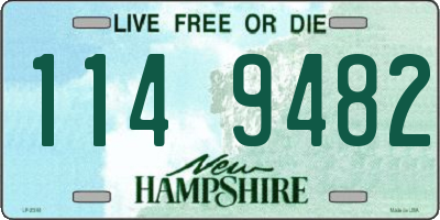NH license plate 1149482