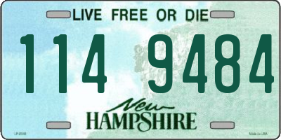 NH license plate 1149484