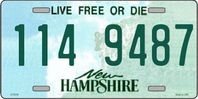 NH license plate 1149487
