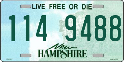 NH license plate 1149488