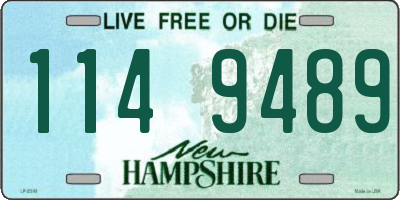 NH license plate 1149489