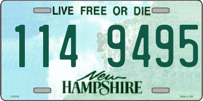 NH license plate 1149495