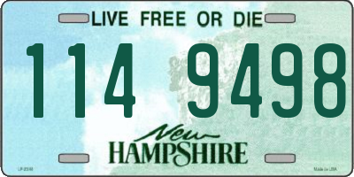 NH license plate 1149498