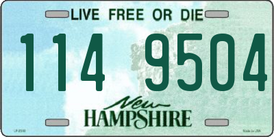 NH license plate 1149504