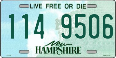 NH license plate 1149506