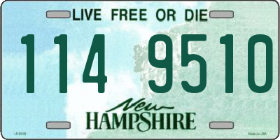 NH license plate 1149510