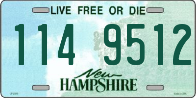 NH license plate 1149512