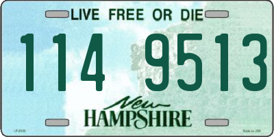 NH license plate 1149513