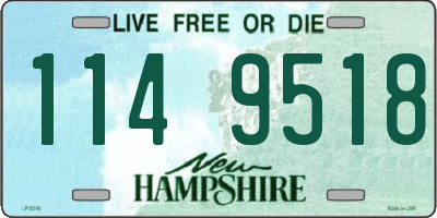 NH license plate 1149518