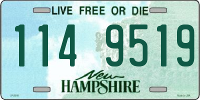 NH license plate 1149519