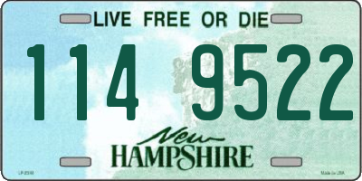 NH license plate 1149522