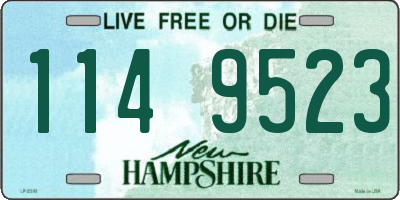 NH license plate 1149523
