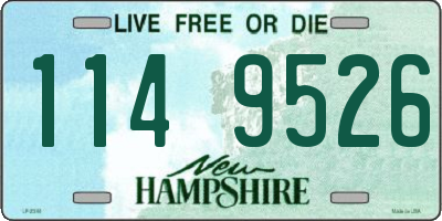 NH license plate 1149526