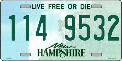 NH license plate 1149532