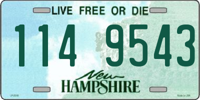 NH license plate 1149543