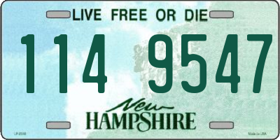 NH license plate 1149547