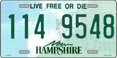 NH license plate 1149548