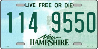NH license plate 1149550