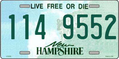 NH license plate 1149552