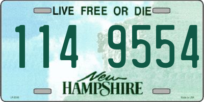 NH license plate 1149554