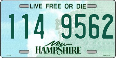 NH license plate 1149562