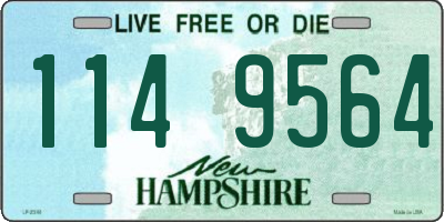 NH license plate 1149564