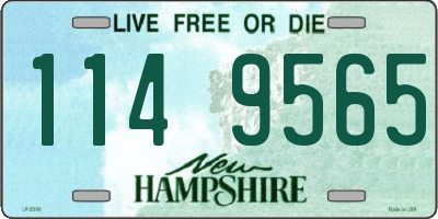 NH license plate 1149565