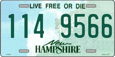 NH license plate 1149566