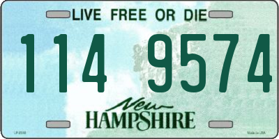 NH license plate 1149574