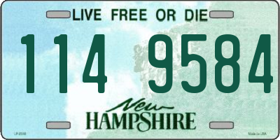 NH license plate 1149584