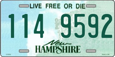 NH license plate 1149592