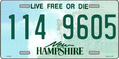 NH license plate 1149605