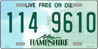 NH license plate 1149610